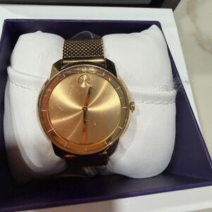Movado Gold-Tone Women's Watch with Mesh Band